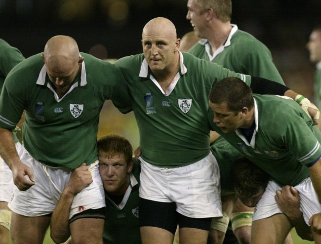 The Irish pack