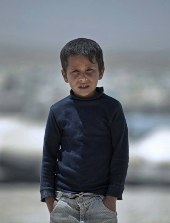 Mideast Jordan Refugee Children Photo Essay