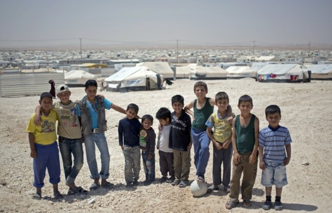 Mideast Jordan Refugee Children Photo Essay