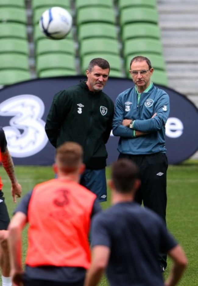 Roy Keane and Martin O'Neill