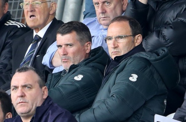 Martin O'Neill and Roy Keane