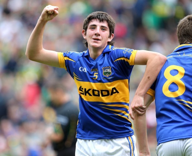 Colin O'Riordan of Tipperary celebrates after the final whistle