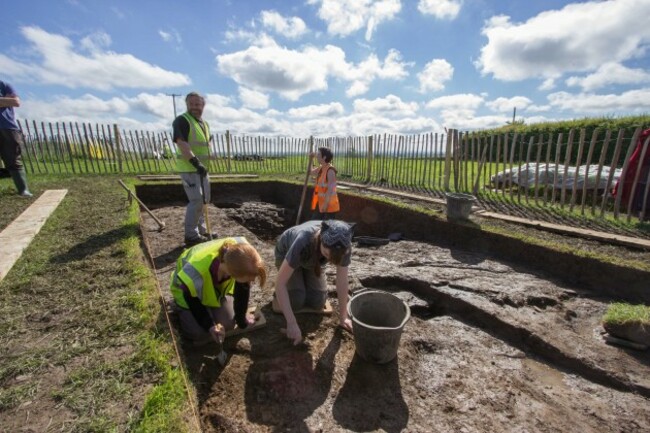 Investigating trench 3