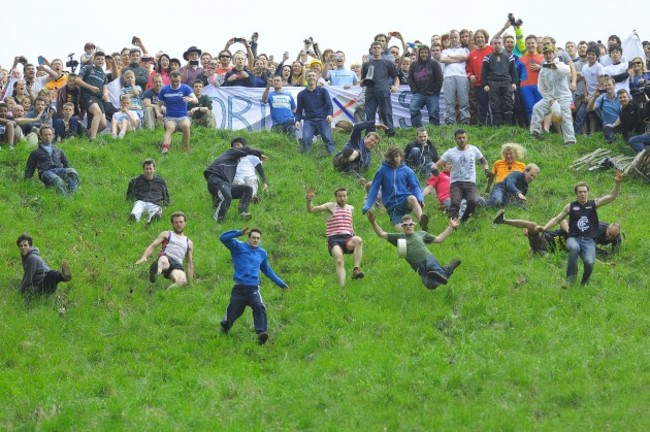 Cheese Rolling race