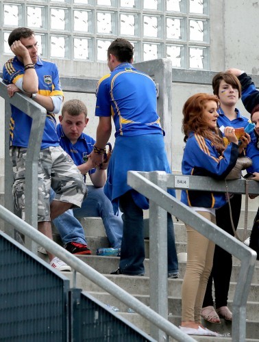 Dejected Tipperary fans