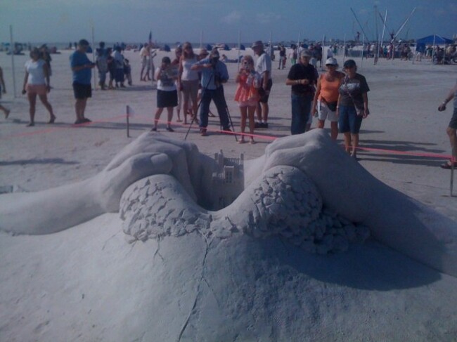 Can't even go to an innocent sand sculpting contest without the internet skewing my perception. CANNOT UNSEE.... - Imgur