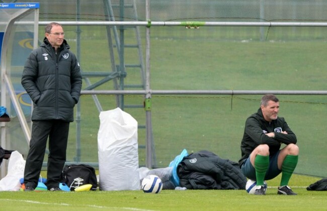 Soccer - International Friendly - Republic of Ireland v Italy - Republic of Ireland Training Session - Malahide