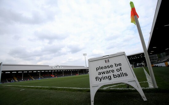 A general view of Craven Cottage ahead of the game