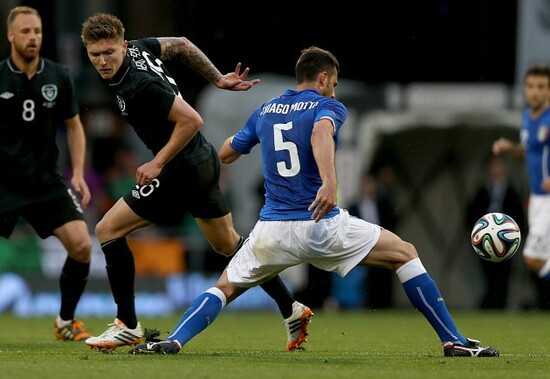 Jeff Hendrick and and Thiago Motta