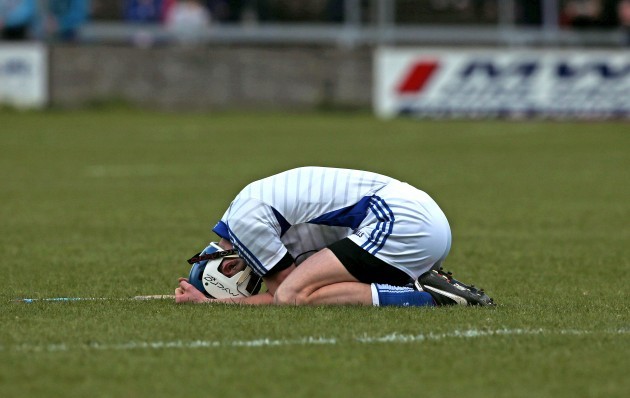Eoin Reilly dejected after the game