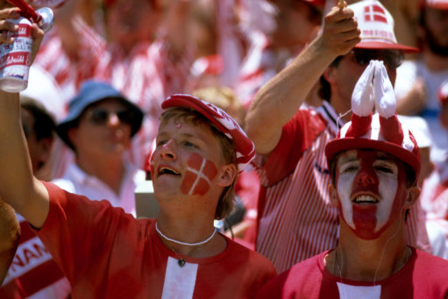 Soccer - 1986 FIFA World Cup Finals - Group E - West Germany v Denmark - Estadio Corregidora