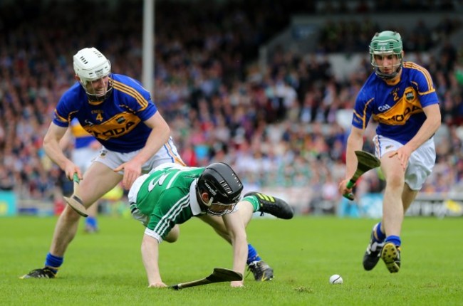 Michael Cahill and Cathal Barrett with Graeme Mulcahy