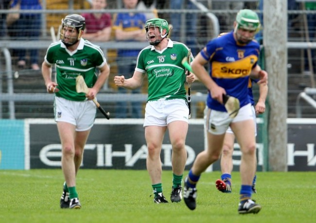 Shane Dowling celebrates scoring