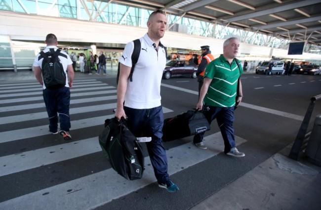 Jamie Heaslip and Barry Cunningham