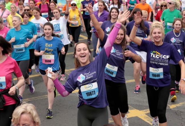 Competitors in the Flora Women's Mini Marathon