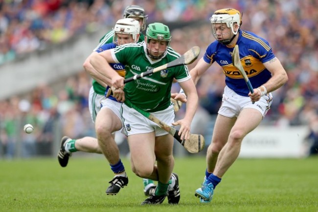 Brendan Maher and Padraic Maher with Shane Dowling