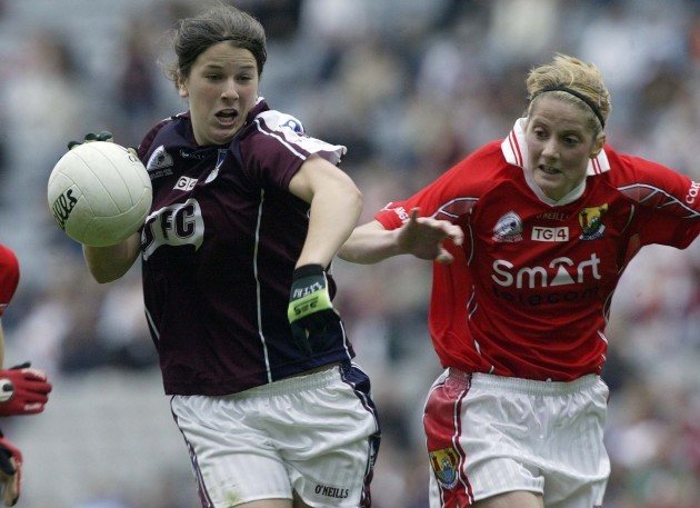 Niamh Fahy of Galway and Juliette Murphy of Cork