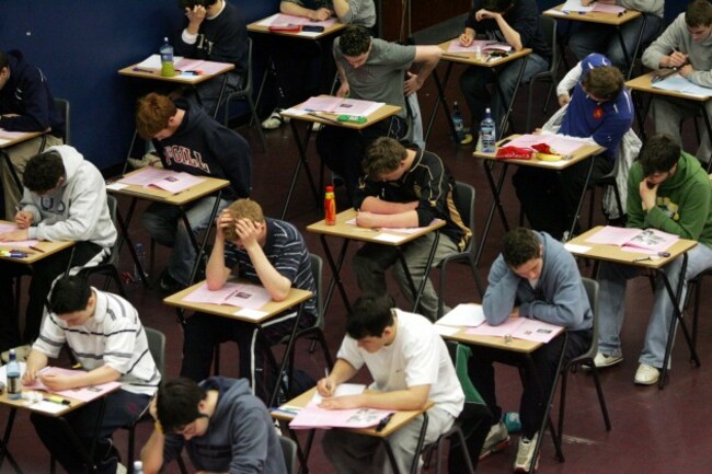 File Photo Leaving Cert Exams begin Tomorrow.