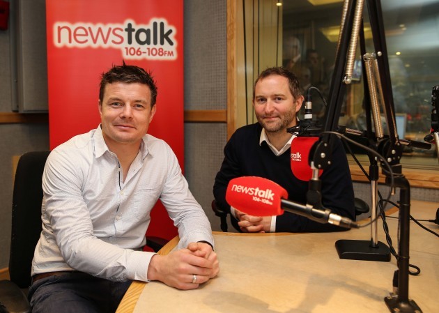 Brian O'Driscoll with Ger Gilroy