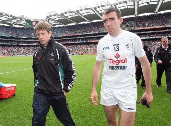 Kieran McGeeney and John Doyle of Kildare disappointed