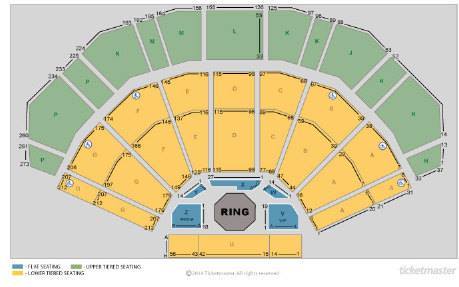 UFC 02 Arena layout