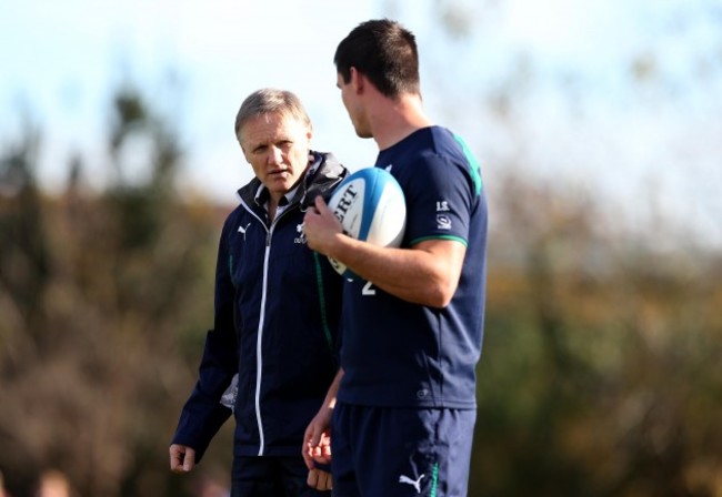 Joe Schmidt and Jonathan Sexton