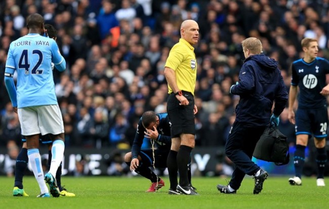 Soccer - Barclays Premier League - Manchester City v Tottenham Hotspur - Etihad Stadium