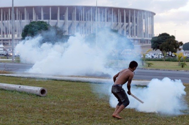 Brazil WCup Protest