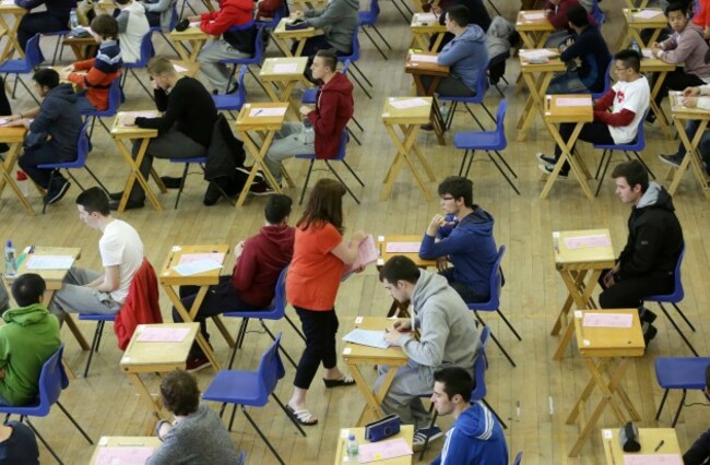 Leaving Cert exams begin. Leaving cer