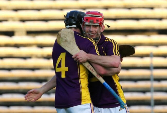 Eoin Conroy and Garrett Foley celebrate