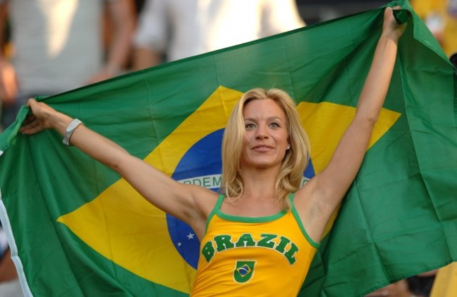 Soccer - 2006 FIFA World Cup Germany - Quarter Final - Brazil v France - Commerzbank Arena