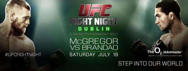 UFC Dublin wide poster