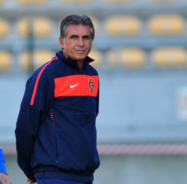 Soccer - 2010 FIFA World Cup - Round 16 - Spain v Portugal - Portugal Training - Athlone Stadium