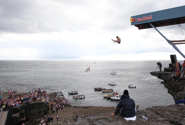 General view from the Red Bull Cliff Diving Championships Ê