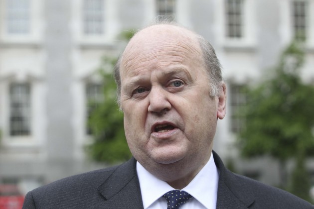 Michael Noonan.Pictured the Minister f
