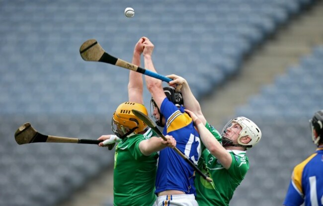 Joe O'Brien with Daniel Teague and Eoin Morrissey