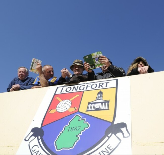 Longford supporters ahead of the game