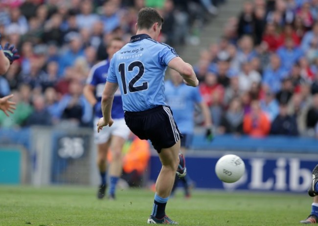 Diarmuid Connolly scores a goal