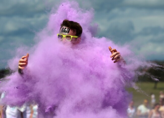 Color Me Rad 5km run - Edinburgh