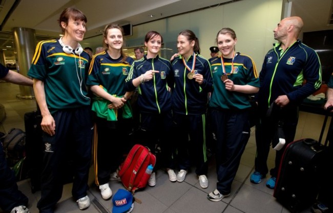 Ireland Women's Boxing Squad return home