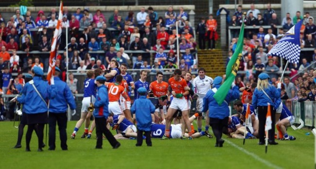 The two teams clash before the game