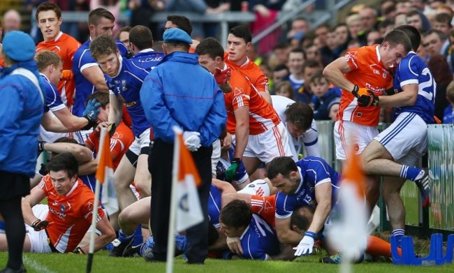 The two teams clash before the game