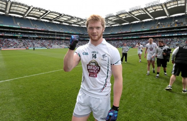 Tomas OÕConnor celebrates after the game