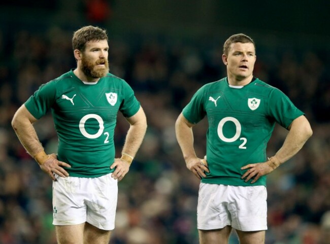 Gordon D'Arcy and Brian O'Driscoll