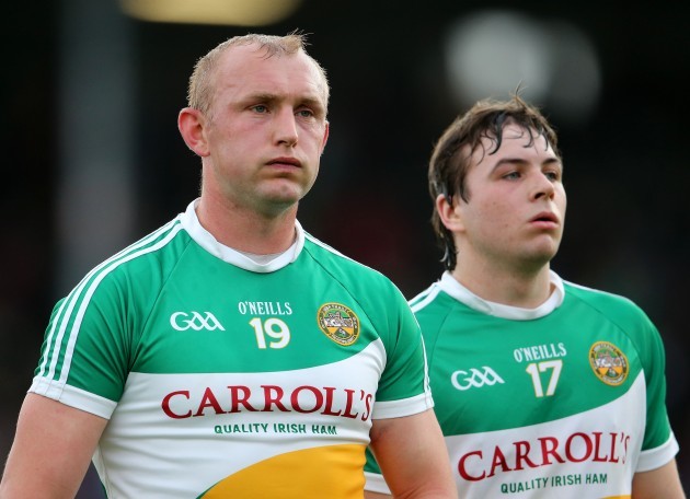 A dejected Ger Healion and Stephen Quirke