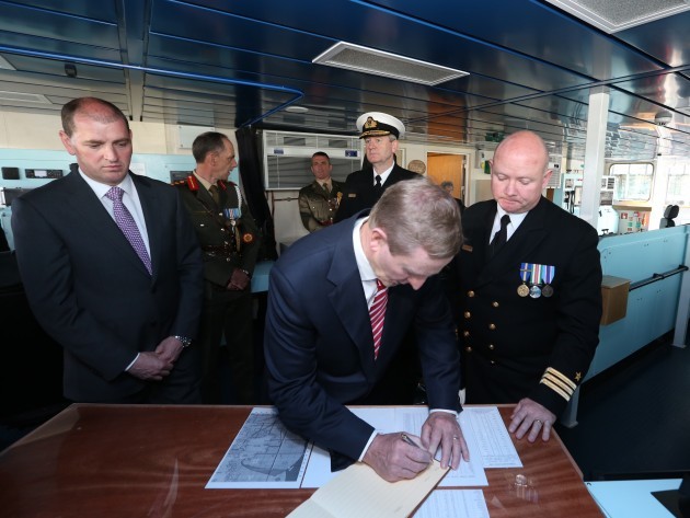 Samuel Becket Irish Navy Ships Ceremonies