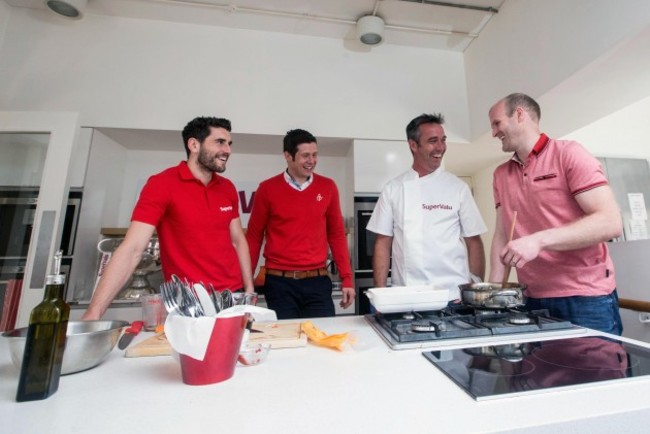 Bernard Brogan, Sean Cavanagh, Kevin Dundon and Dick Clerkin