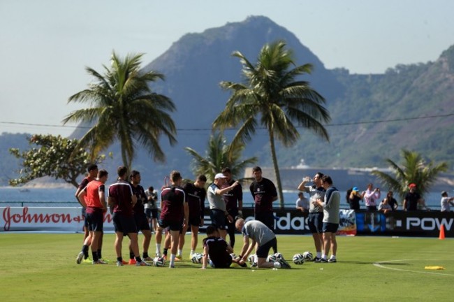 Soccer - FIFA World Cup 2014 - Group D - England v Italy - England Training Session and Press Conference - Urca Military Training Ground