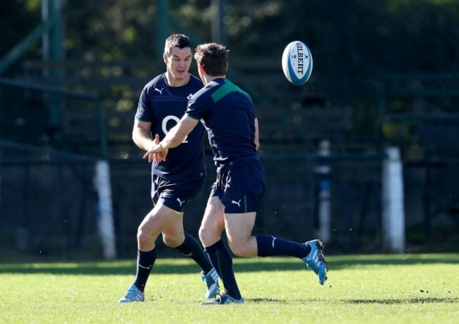 Eoin Reddan and Jonathan Sexton