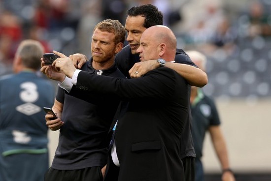 Bobby Ward with Paul Green and David Forde